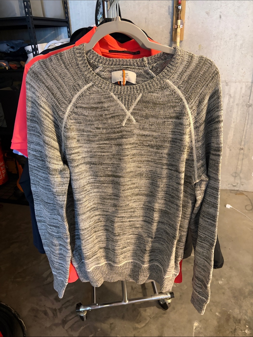 Jack Spade Gray Marled Crewneck Sweater